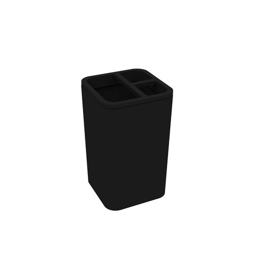 Porta-Escova de Dente Preto - Soprano