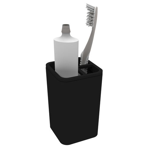 Porta-Escova de Dente Preto - Soprano
