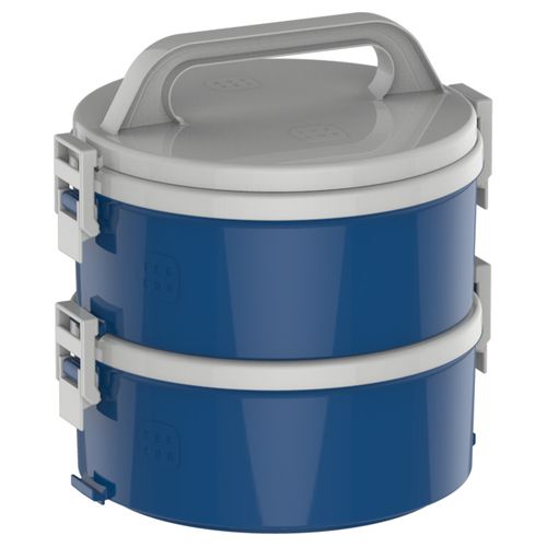 Conjunto Marmita Térmica 2 Unidades Azul Tekcor - Soprano