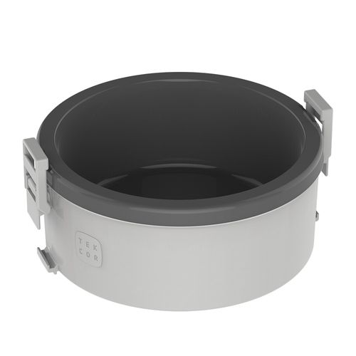 Conjunto Marmita Térmica 2 Unidades Cinza Tekcor Soprano