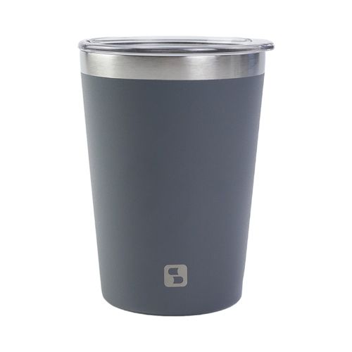 Copo Térmico de Inox com Tampa 300 ml Cinza Everest - Soprano