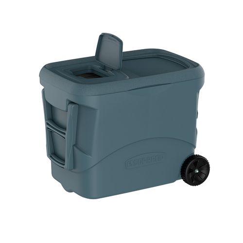 Caixa Térmica Cooler Rodas 50 L Cinza Tropical - Soprano
