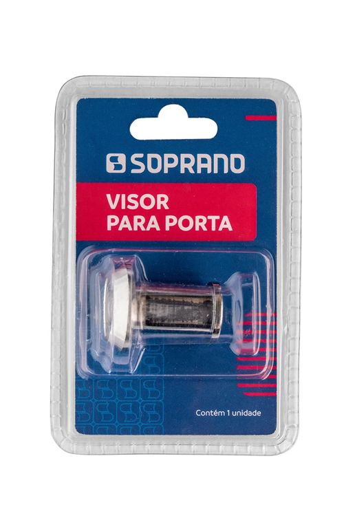 Visor para Porta 25-42mm Cromado Blister - Soprano