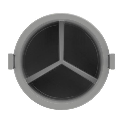 Conjunto Marmita Térmica 5 Unidades Cinza Tekcor Soprano