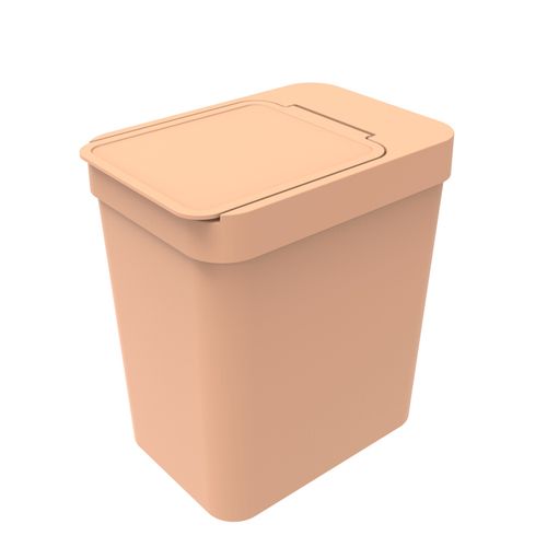 Lixeira com Porta Sacos de Lixo 5 L Argila - Soprano