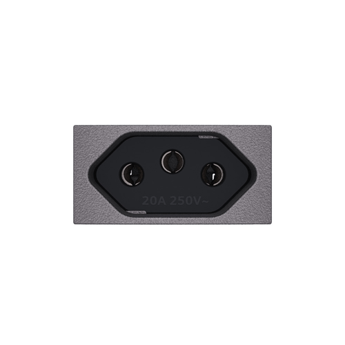 Módulo Tomada 2P+T Protegida 20A 250V Concreto Revitá - Soprano