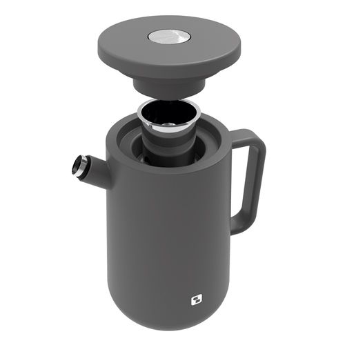 Bule Térmico 1 L Cinza Evidence - Soprano
