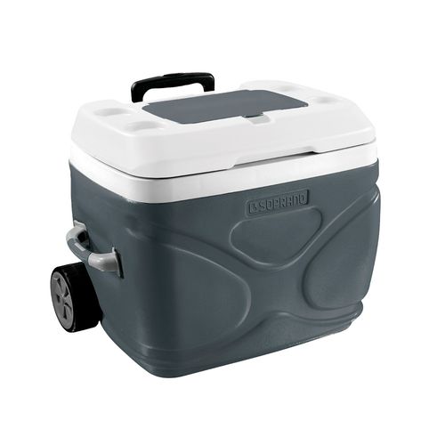 Caixa Térmica Cooler com Rodas 66 L Cinza Everest - Soprano