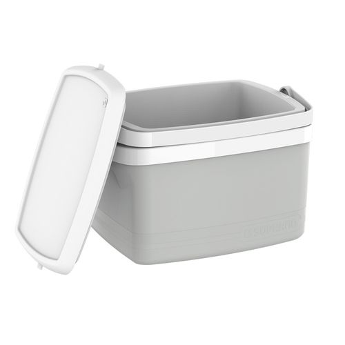 Caixa Térmica Cooler 12 L Cinza Tropical - Soprano