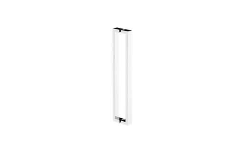 Puxador Duplo Parma Retangular 600mm Inox 304 Polido - Soprano