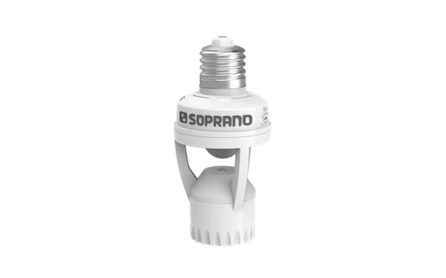 Sensor de Presença Soquete Compacto Spi-s360-e27-ab - Soprano