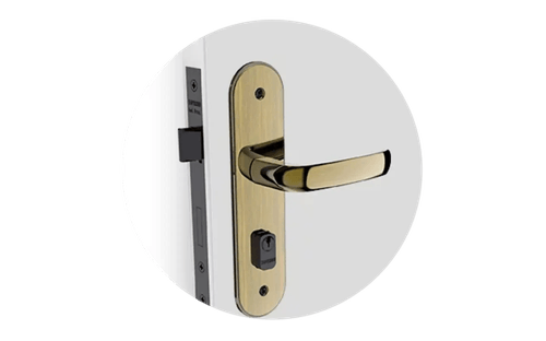 Fechadura Ícaro Way Externa ESP PY53 Antique Brass - Soprano