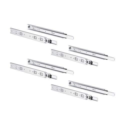 Kit 4 pares Corrediça Telescópica Larga 45x400mm - Soprano