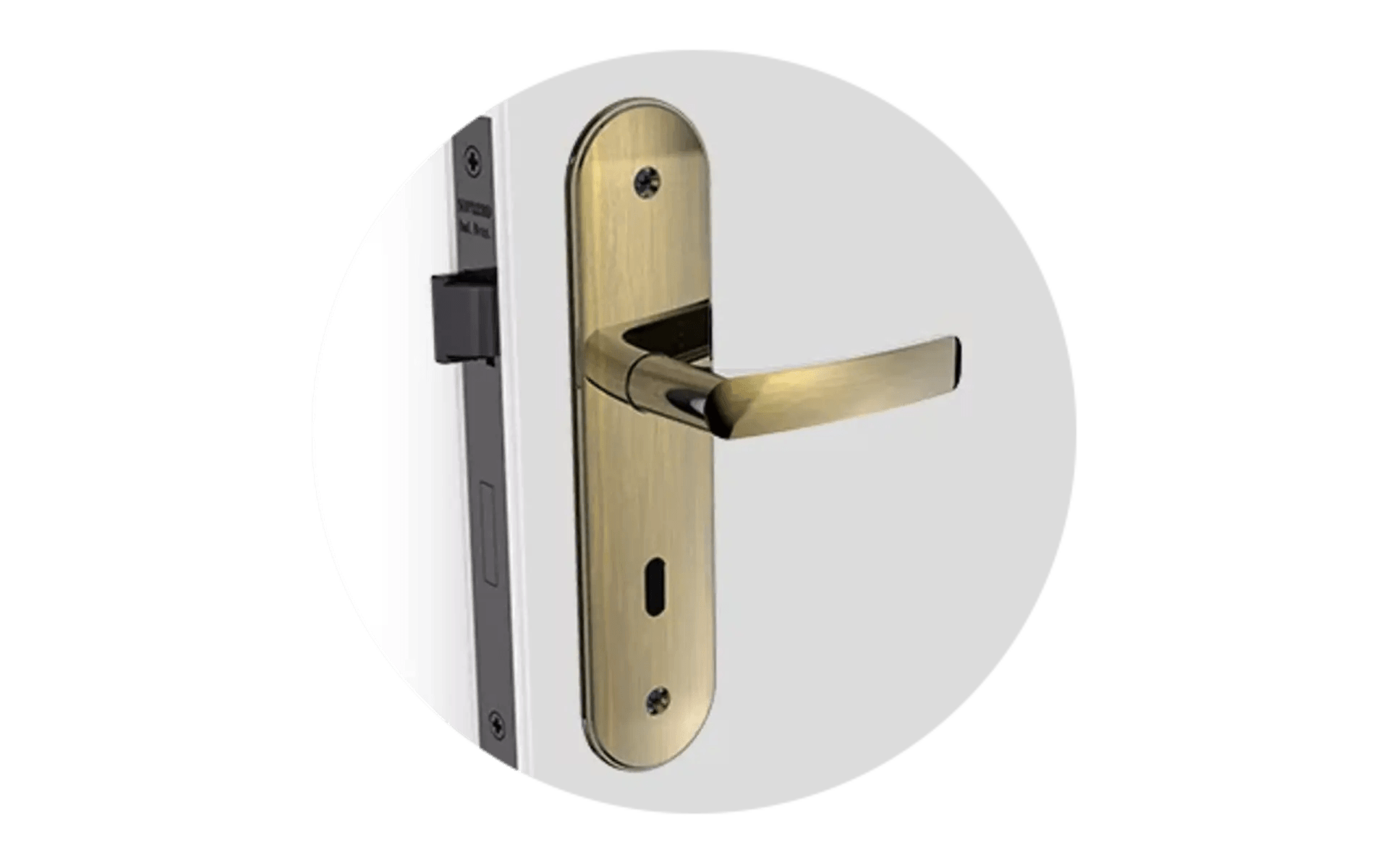 Fechadura Pali Interna ESP43 40X53 Antique Brass - Soprano - Soprano