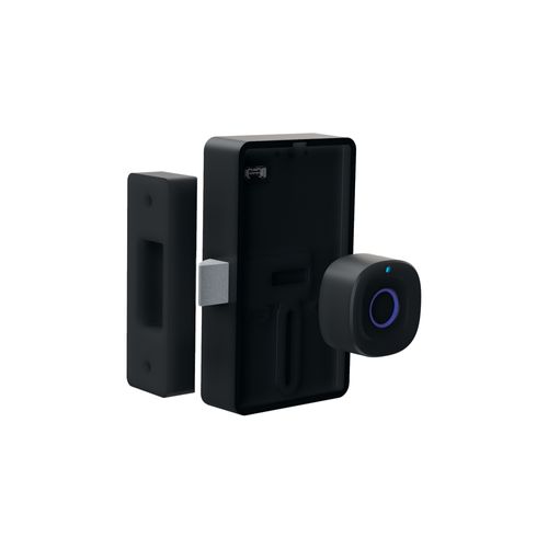 Fechadura com Biometria para Móveis 1731 Preto - Soprano