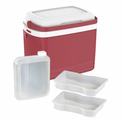 Caixa Térmica Cooler Acesórios 32 L Vermelho Tropical - Soprano