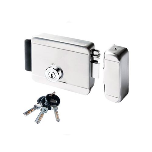 Fechadura Elétrica12v Bipartido PK ROS40 Inox - Soprano