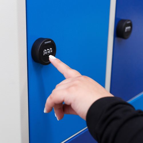 Fechadura para Móveis de Aço com Senha Numérica Preto - Soprano
