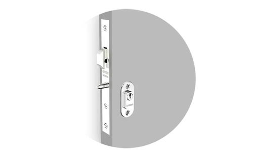 Fechadura Porta Correr Ext ROS37 BR29 PY45 Cromado Soprano