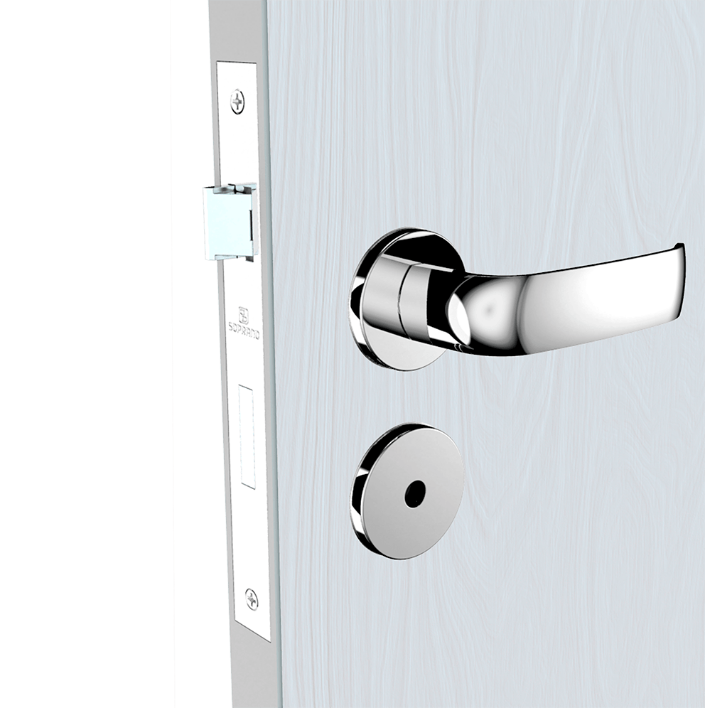 Fechadura Banheiro 55x70 ROS38 Cromado Grand Ícaro - Soprano - Soprano