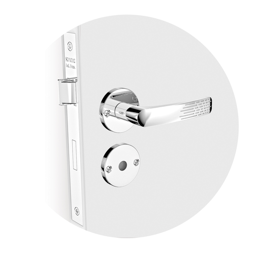 Fechadura Paliway Banheiro ROS23 Cromado - Soprano