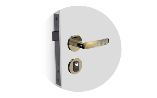 Fechadura Paliway Externa ROS22 PY53 Antique Brass - Soprano