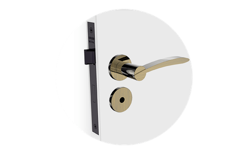 Fechadura Horus Banheiro ROS22 Antique Brass - Soprano