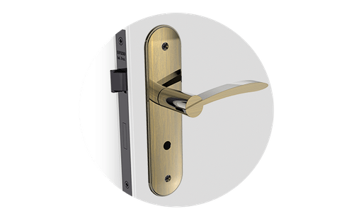 Fechadura Horus Banheiro ESP43 Antique Brass - Soprano