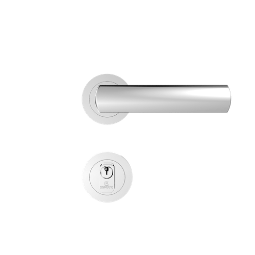 Fechadura Externa ROS61 PY65 Cromado Piena - Soprano