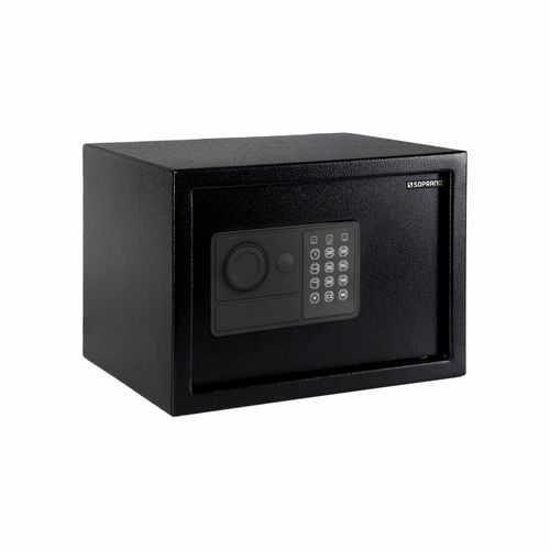 Cofre Digital com Senha 35x25x25 cm Preto - Soprano