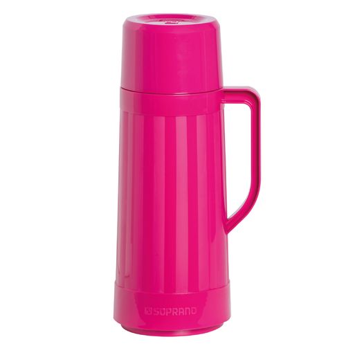 Garrafa Térmica Topázio 1 Litro Rosa - Soprano