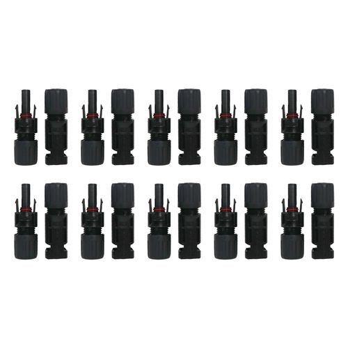 Kit 10 Pares Conector MC4 Plug Fotovoltaico - Soprano