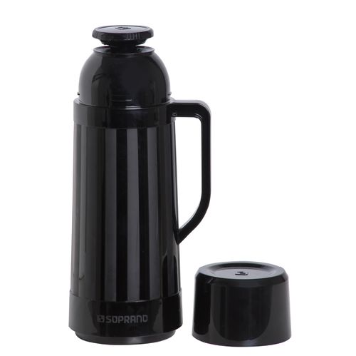 Garrafa Térmica 1 L Preto Topázio - Soprano