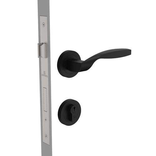 Fechadura Externa ROS61 PY70 Preto Fluidi - Soprano