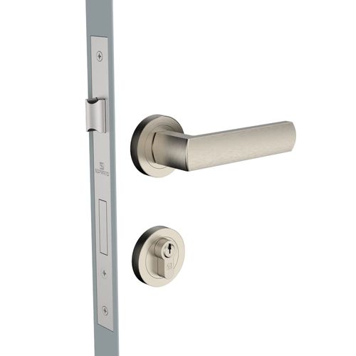 Fechadura Externa ROS61 PY70 Acetinado Piena - Soprano