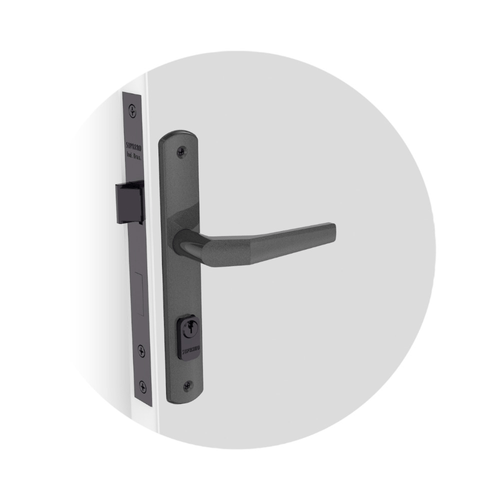 Fechadura Externa ESP15 PY45 Preto Perolado Soprano