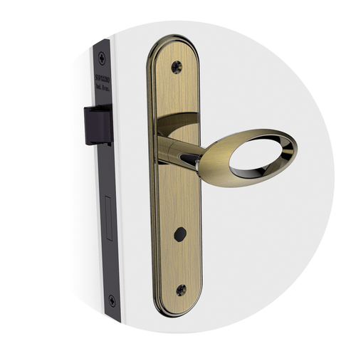 Fechadura Open Golf Banheiro ESP43 Antique Brass - Soprano
