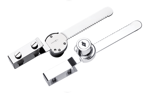 Fechadura Vitrine 160mm Cromado - Soprano