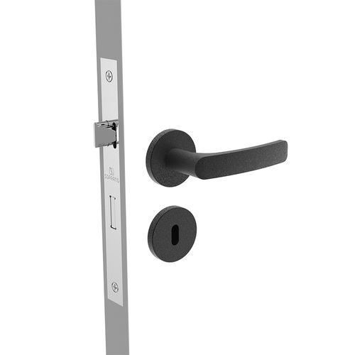 Fechadura Pali Interna ROS22 Preto Fosco - Soprano