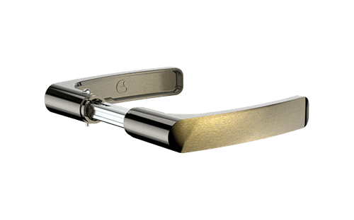 Maçaneta Pali Reta 58Mm Antique Brass - Soprano