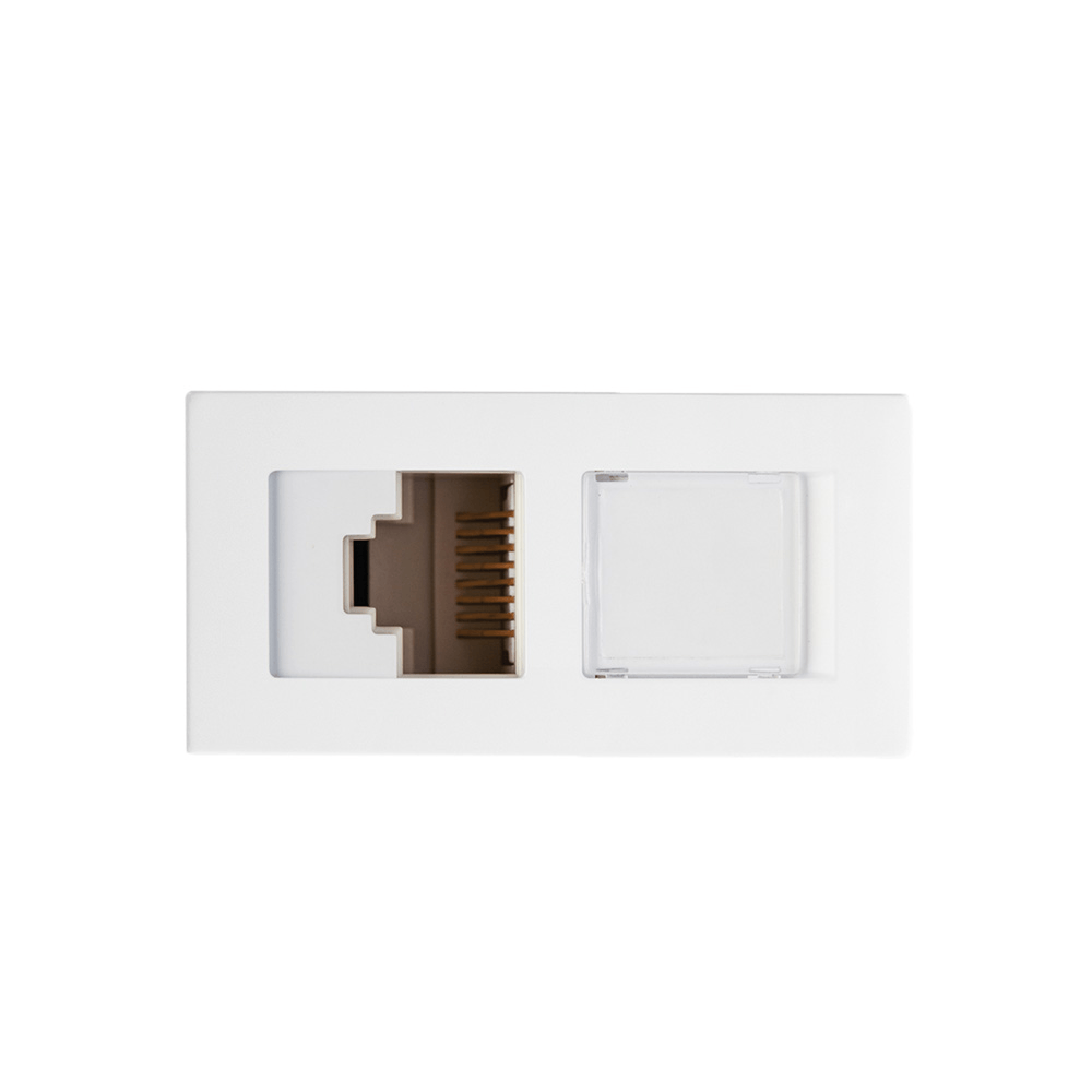 Módulo Tomada Rj45 Cat5E Branco Revitá - Soprano