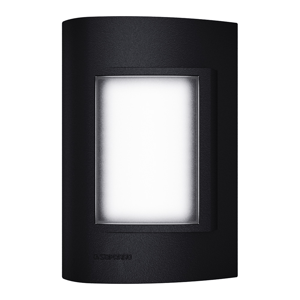 Placa 3 Módulos 4X2 Proteção Ip54 + Suporte Carbono Revitá - Soprano