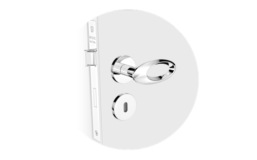 Fechadura Open Golf Interna ROS22 Cromado - Soprano