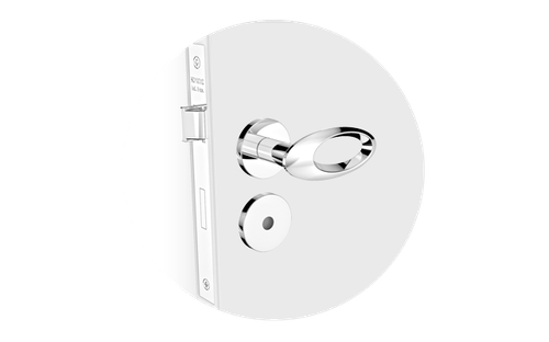 Fechadura Open Golf Banheiro ROS22 Cromado - Soprano