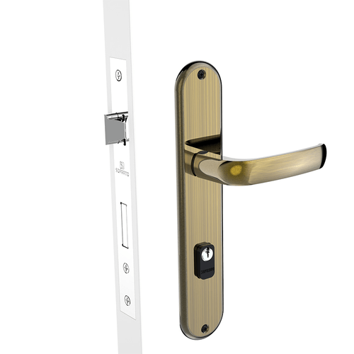 Fechadura Ícaro Way Externa ESP19 PY53 Antique Brass - Soprano