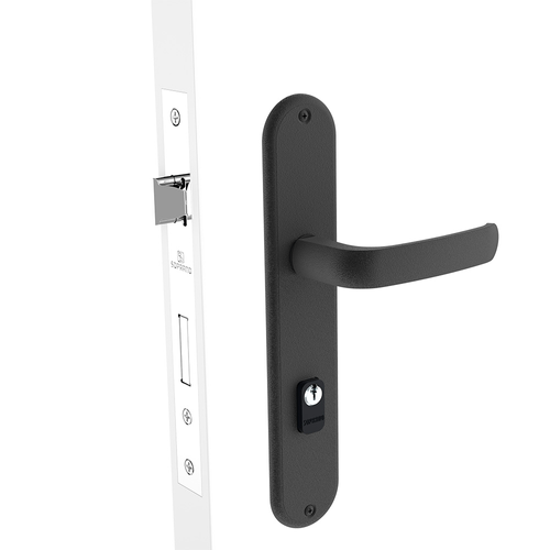Fechadura Ícaro Way Externa ESP19 PY53 Preto Fosco - Soprano