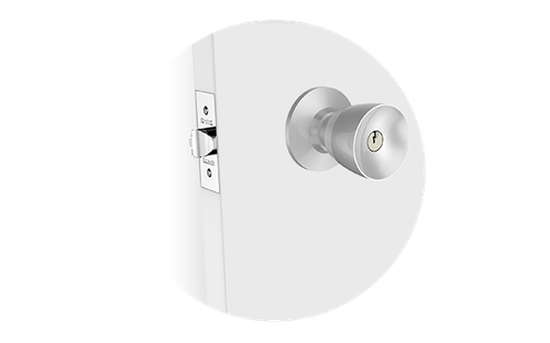 Fechadura Cilíndrica Tulipa Externa BR90 PY Inox Escovado - Soprano