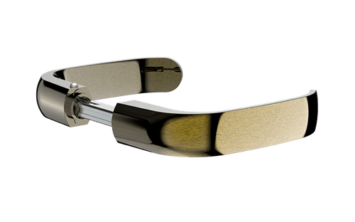 Maçaneta Ícaro Reta 58Mm Antique Brass - Soprano
