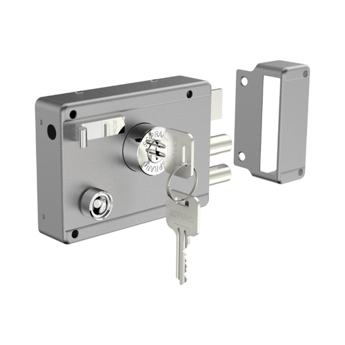 Fechadura Sobrepor PY c/Trava ROS42 Inox  Polido - Soprano