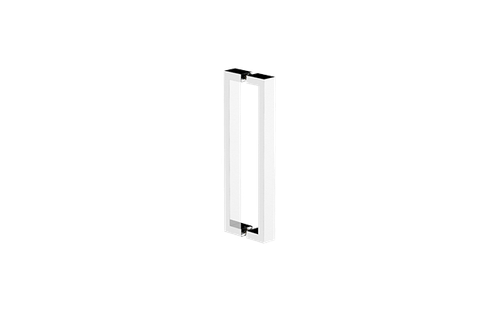 Puxador Duplo Reto Inox Polido 304 400mm Parma - Soprano